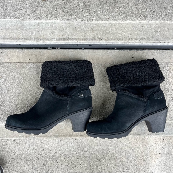 Anne Klein Sport Harvest black Faux suede and Fur Cold Weather Booties - Picture 8 of 16